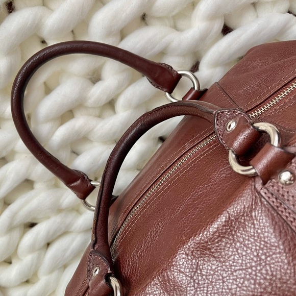 Coach Brown Wedge Genuine Leather Satchel✨ - Picture 3 of 7